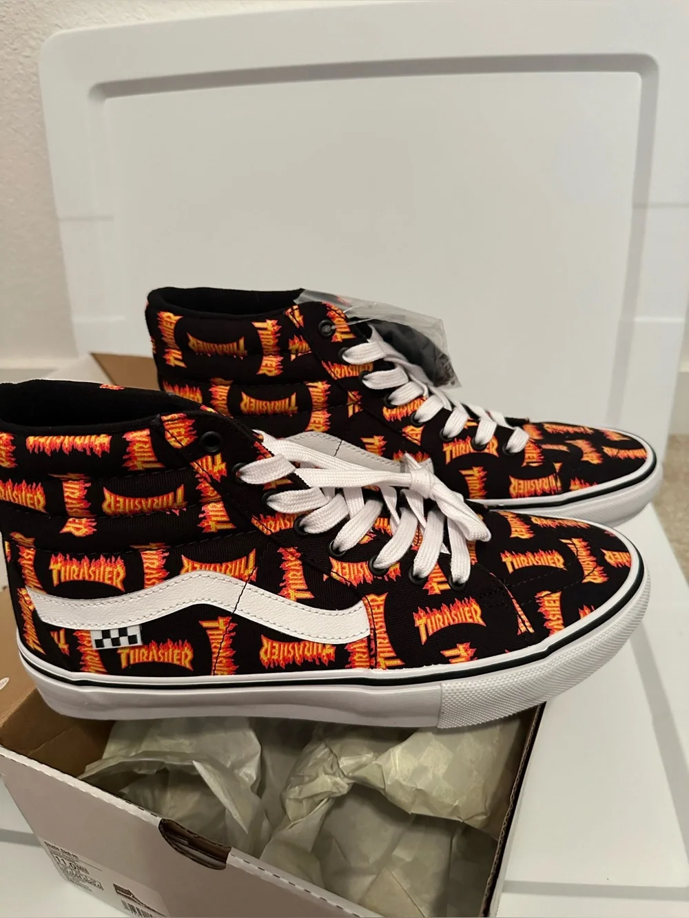 Van’s Men’s Shoes SK8-HI THRASHER, Size 11